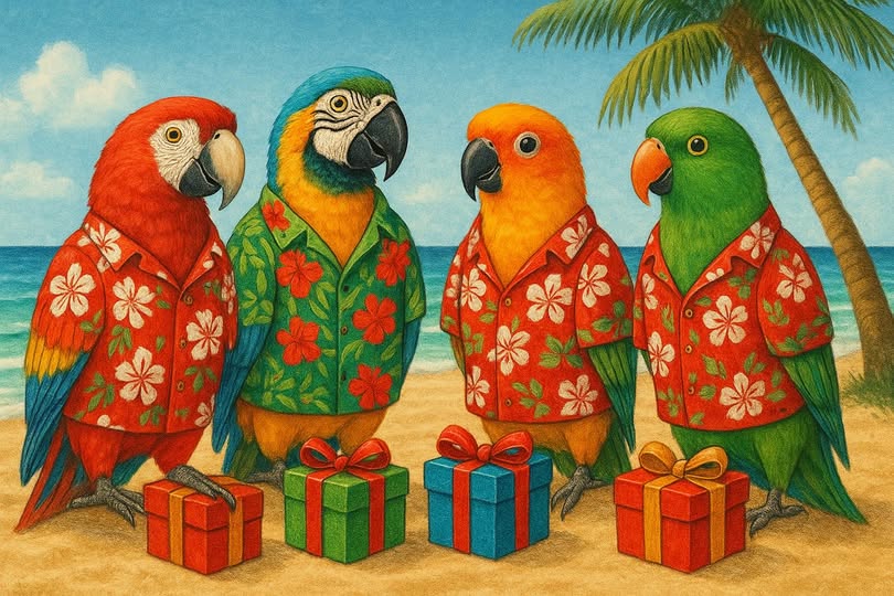 We'll be collecting our Parrot Angel Tree Gifts for the Orange and Seminole Foster Children's Association.